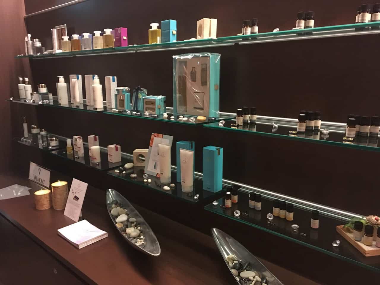 Skincare products at Karuizawa Prince Hotel East