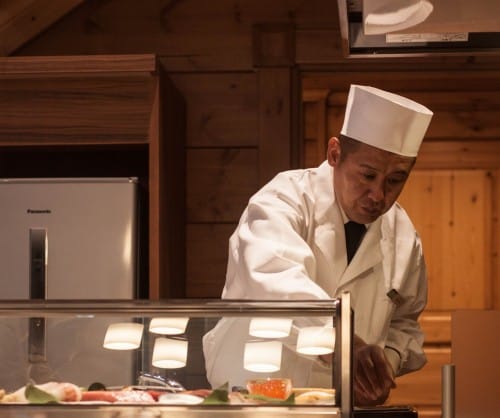 My Chef sushi experience at The Prince Villa Karuizawa