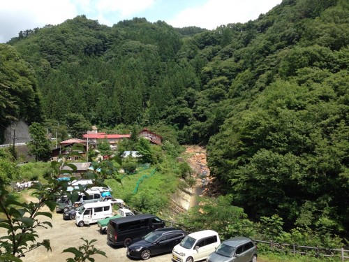 Shiriyaki onsen, a hidden onsen place in Nakanojo town, Gunma prefecture.
