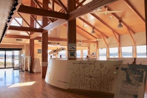 Inside the Information Centre at Lake Tofutsu