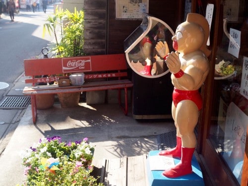 Showa no machi shopping street in Bungotakata city, Oita