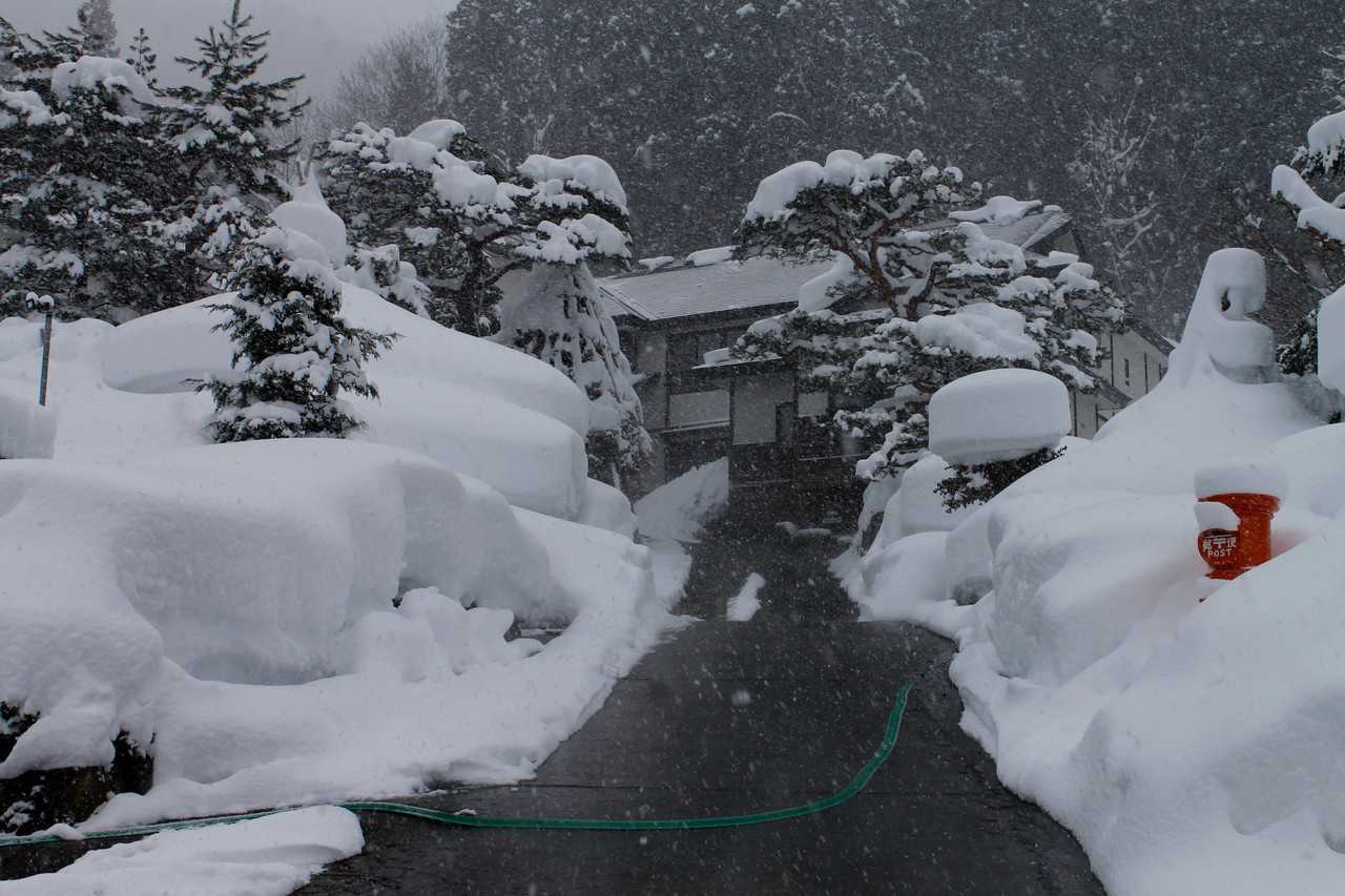 Shirabu Onsen in Yonezawa City, Yamagata Prefecture, Tohoku, Japan.