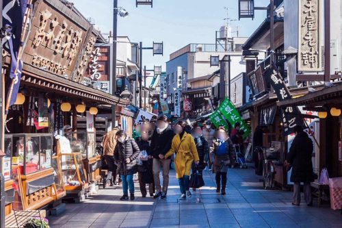 Katsushika, Shibamata area in Tokyo, Japan.