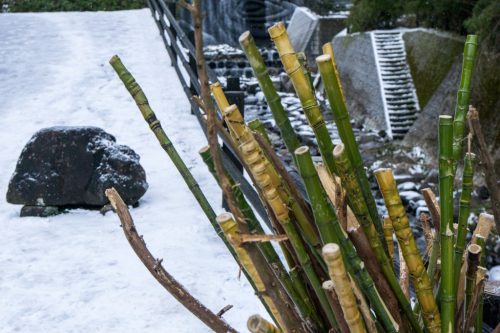 Shiraino Waterfall, the ice cascade in winter, Toon City, Ehime Prefecture.