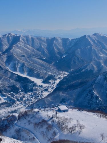 Top of Takenokoyama Mountain at Naeba Ski Resort