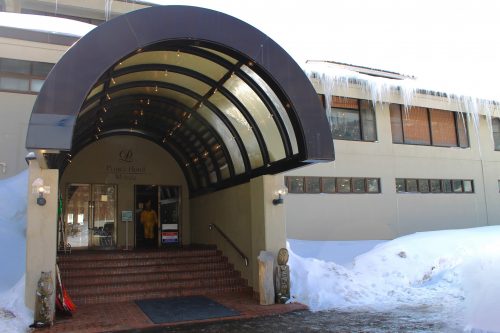 Staying at the Manza Prince Hotel and enjoy skiing.