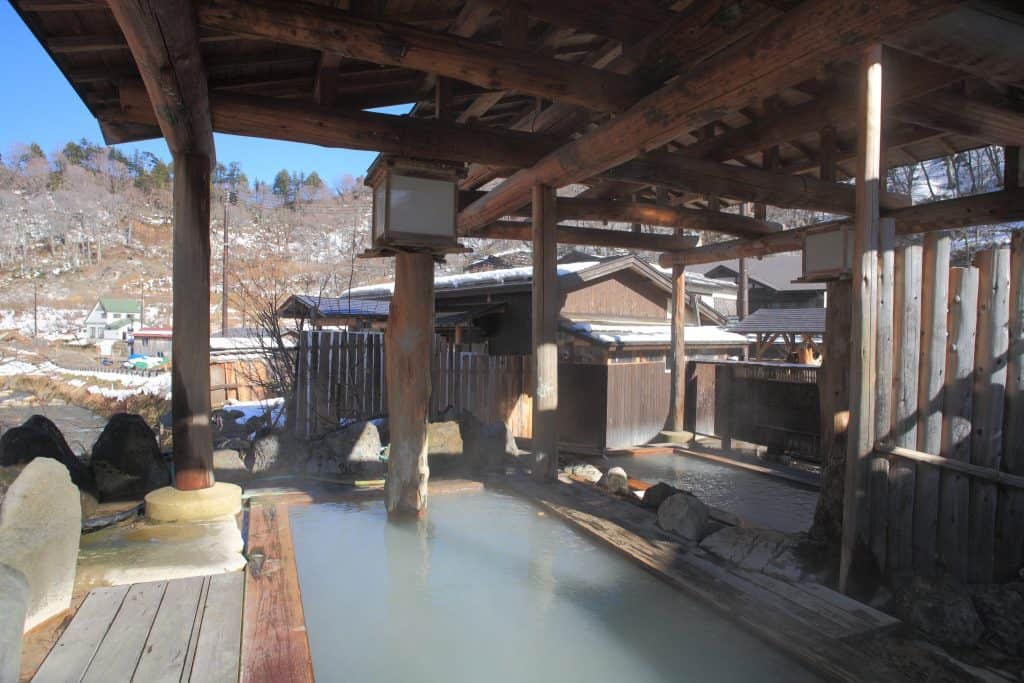 Hiking around hot springs at Yuzawa, Tohoku region
