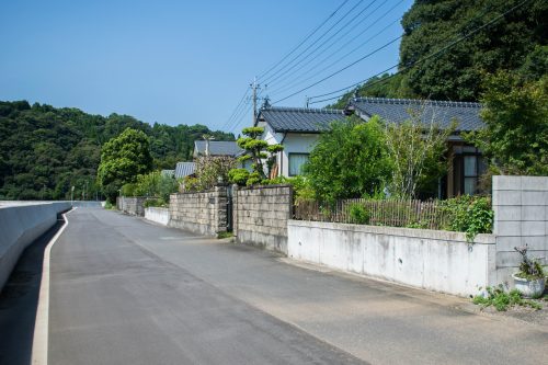 Typical Fishermen's Houses on Ohnyujima Island, Oita Prefecture, Japan