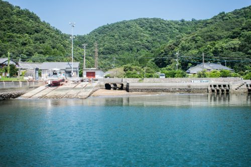 Arrival on Ohnyujima Island, Oita Prefecture, Japan