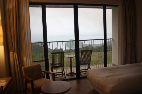 Spending the night on the islands at the Margherita Hotel in Nagasaki, Kyushu, Japan.