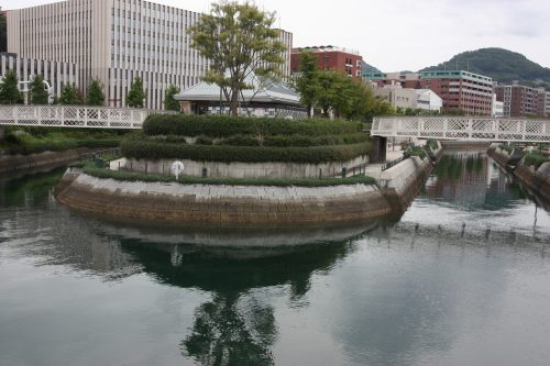 Strolling in the harbor and visiting Dejima in Nagasaki, Kyushu, Japan.
