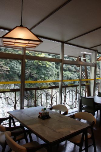 Beautiful views overlooking Oboke Gorge.