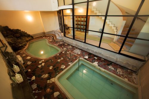 Bath at Osawa Onsen in Hanamaki, Iwate Prefecture, Japan.