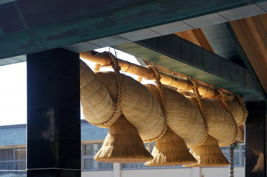 Izumo-Taisha Sacred Rope, Izumo Great Shrine, San'in Area, Shimane Prefecture, Japan