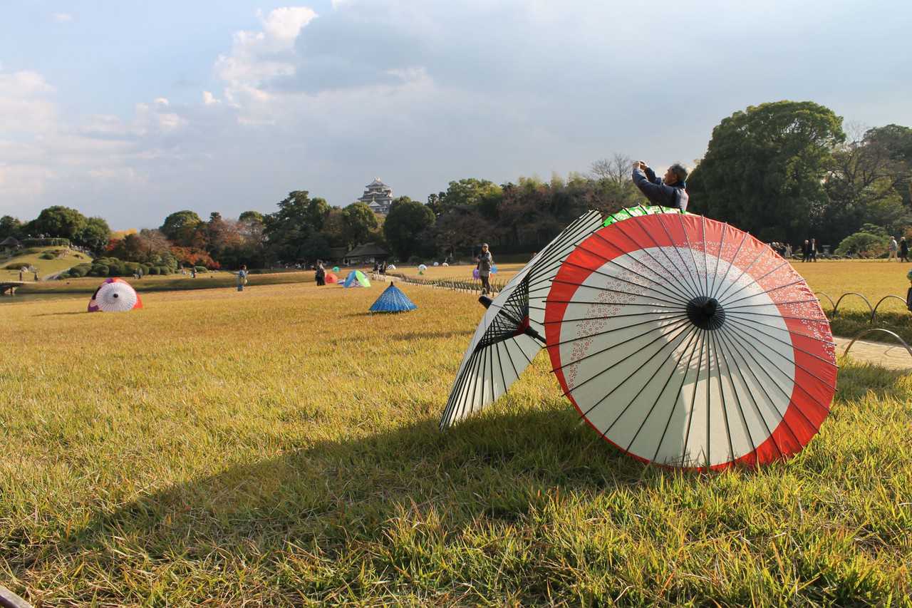 Korakuen Garden and Okayama Castle Fall Foliage