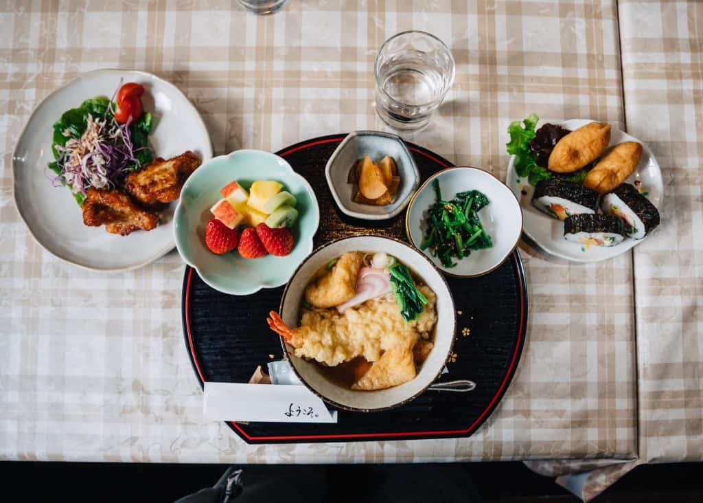 Lunch served at Iori