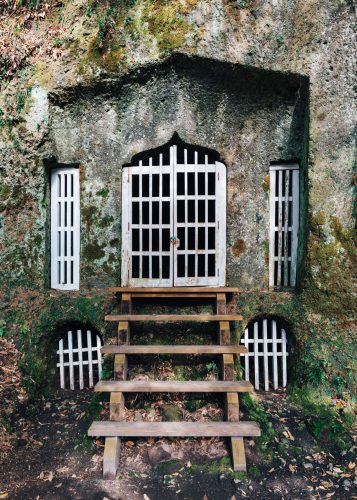 Christian Cave Chapel at Taketa city, Oita.