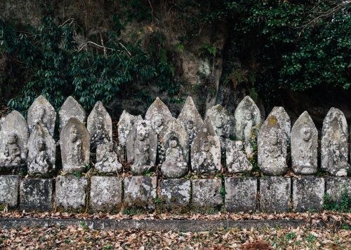 The old town of Taketa city, Oita prefecture, Kyushu island, Japan.