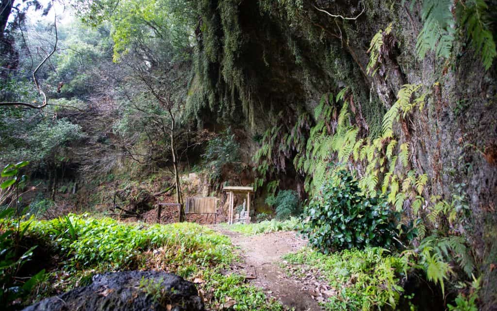 buddhist structure in Japanese countryside