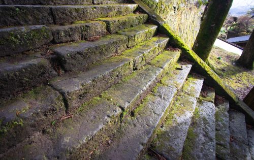 Ninomiya Hachiman Shrine in Bungoono, Oita, Kyushu, Japan.
