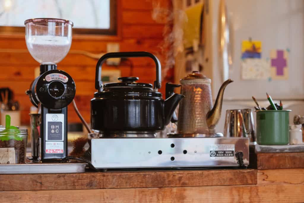 Mametake Coffee Roaster in Nakatsu, Oita