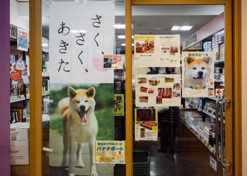 Exterior of Akita antenna shop