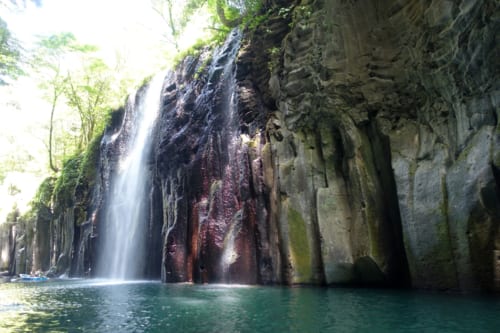 Minai waterfall on Takachiho Gorge