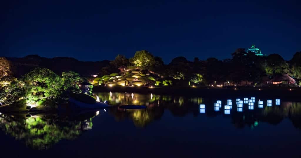 Okayama Korakuen Summer Fantasy Illumination