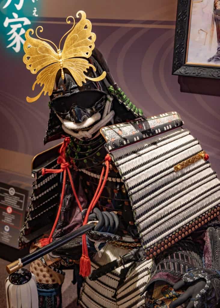 Armor displayed at Okayama Castle