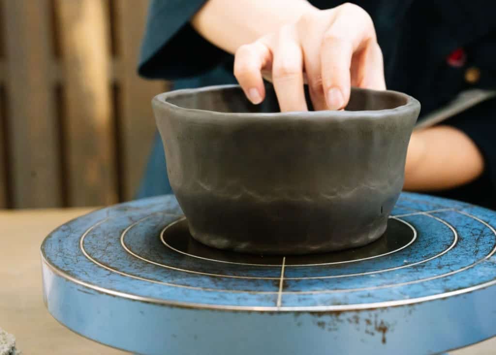 Bizen Pottery experience at Okayama Castle