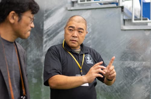 Kamaishi City, a host venue for the Rugy World Cup.