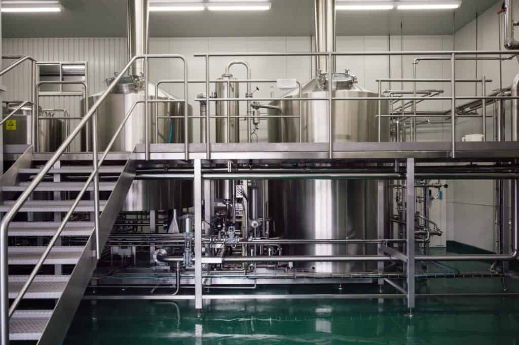 inside a Japanese sake microbrewery in Japan