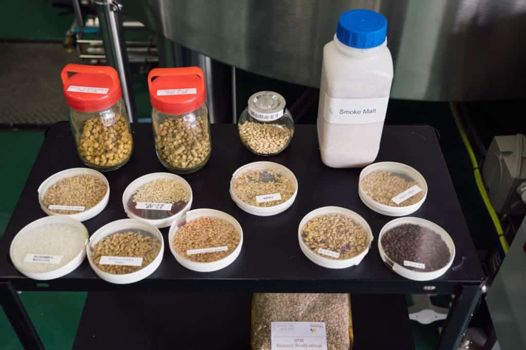 grains used for Japanese sake