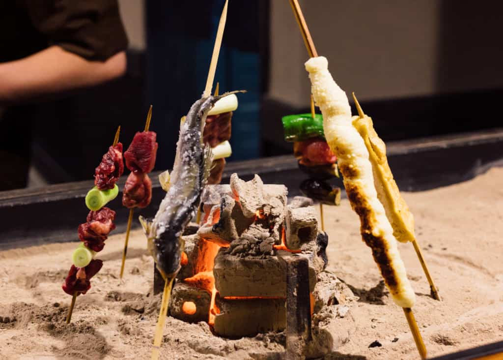 Dinner at Yamakawa Zenzo Ryokan, Kumamoto