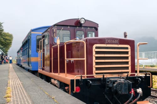 Explore Mount Aso via Takamori Trolley Train, Dengaku Miso, and Nishihara Village