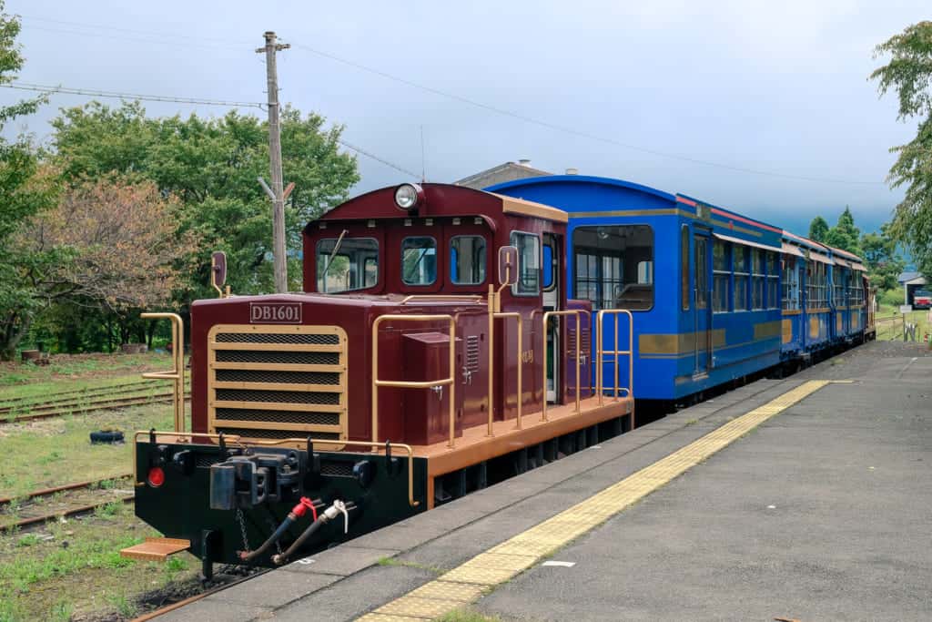 "Torokko" Trolly Train of South Aso in Takamori, Kumamoto