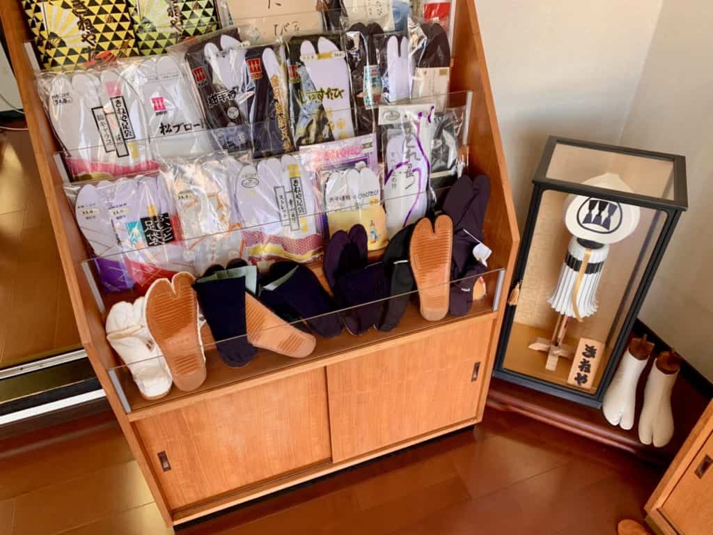 Kineya Tabi socks in Gyoda, Saitama