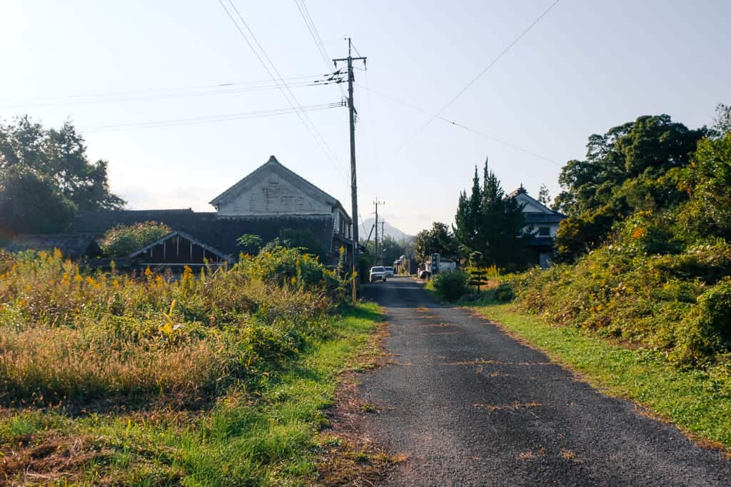 Kote-e Reliefs Town in Ajimu, Oita