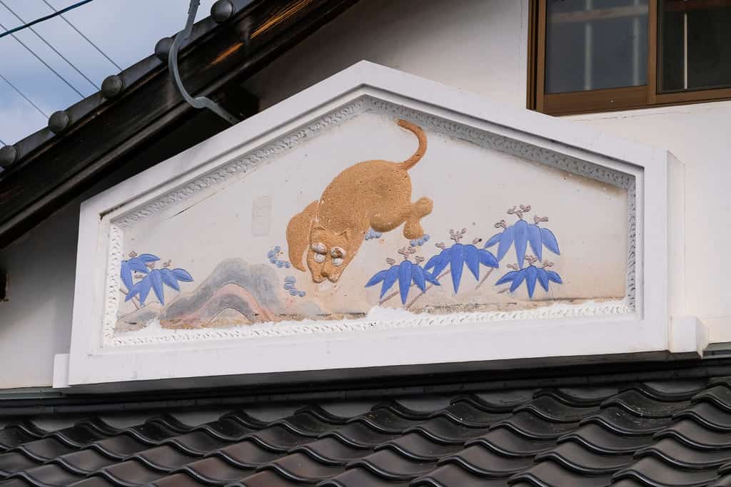 Kote-e Reliefs Town in Ajimu, Oita