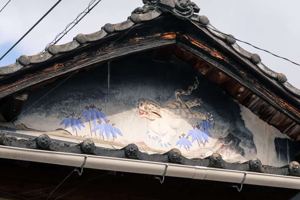 Kote-e Reliefs Town in Ajimu, Oita