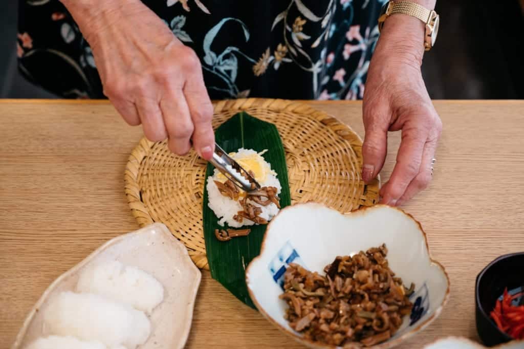 Sasazushi making experience at Kanoe Lodge