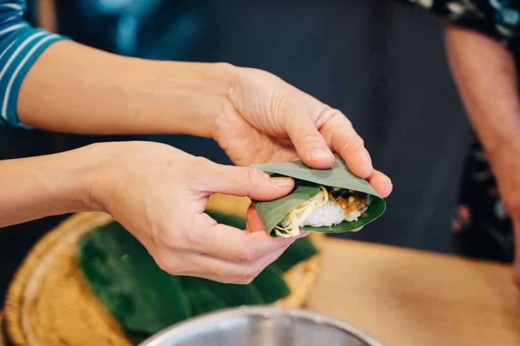 Sasazushi making experience at Kanoe Lodge