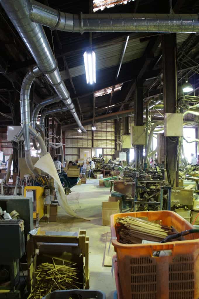 Inside the Yamachiku factory