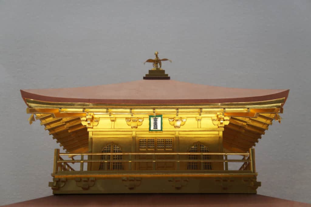 Kyoto's famous Kinkakuji made of paper