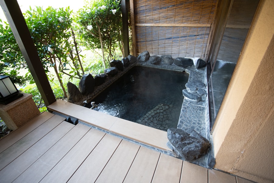 One of the onsen baths at Takanosu Onsen. 