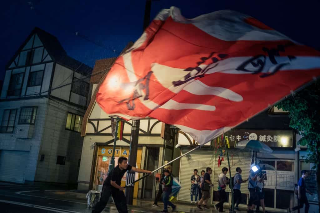 Lanterns and parades during the Tanabata festival