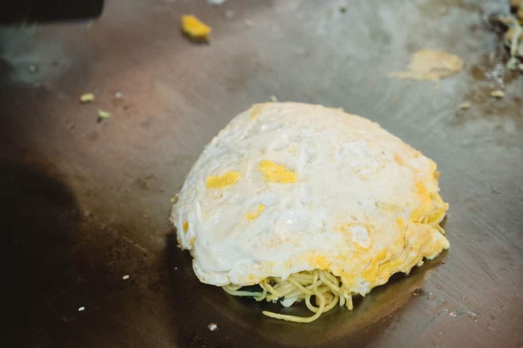 Hiroshima style okonomiyaki at Sozo