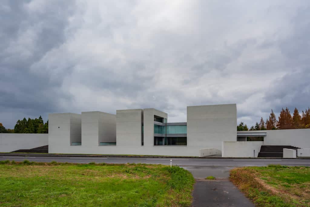 exterior of shoji ueda museum of photography in Japan