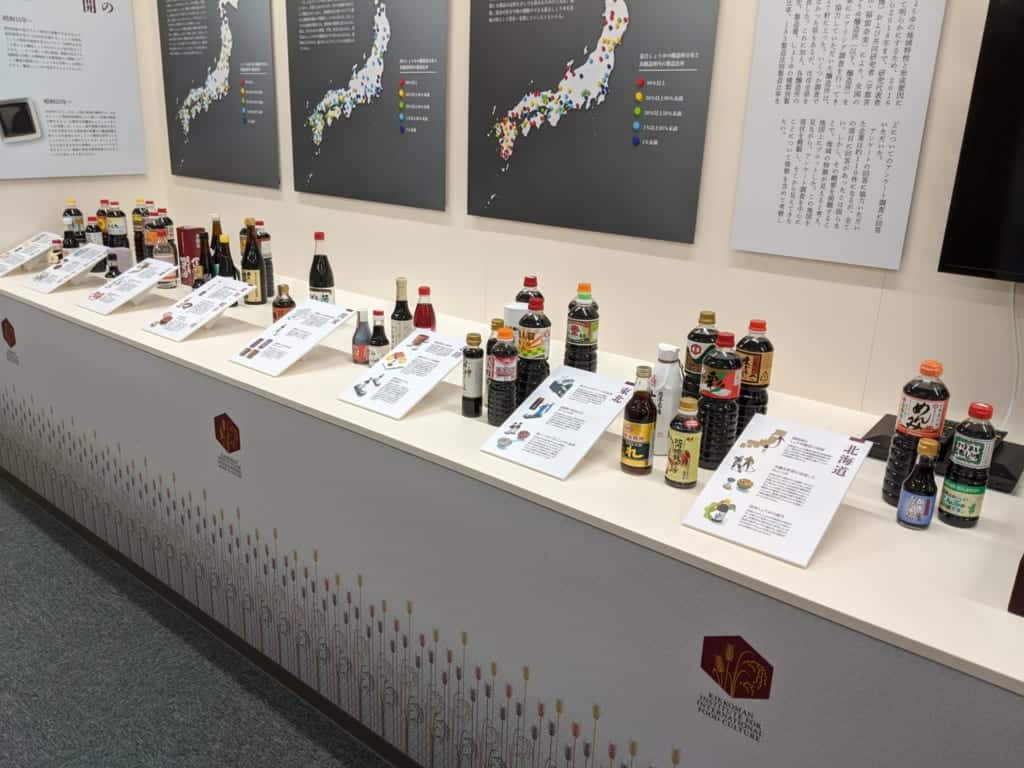 Varities of Kikkoman Soy Sauce