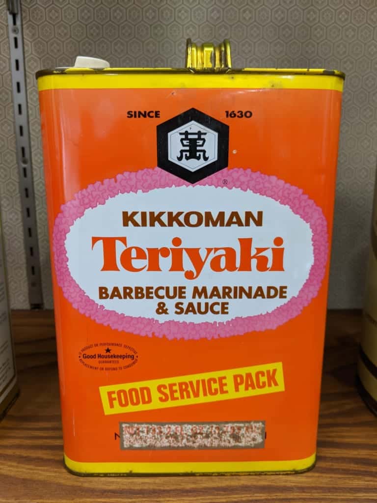 A Canister of Kokkiman Teriyaki Sauce